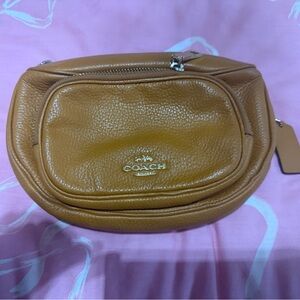Coach Mustard color waist belt (fanny pack)